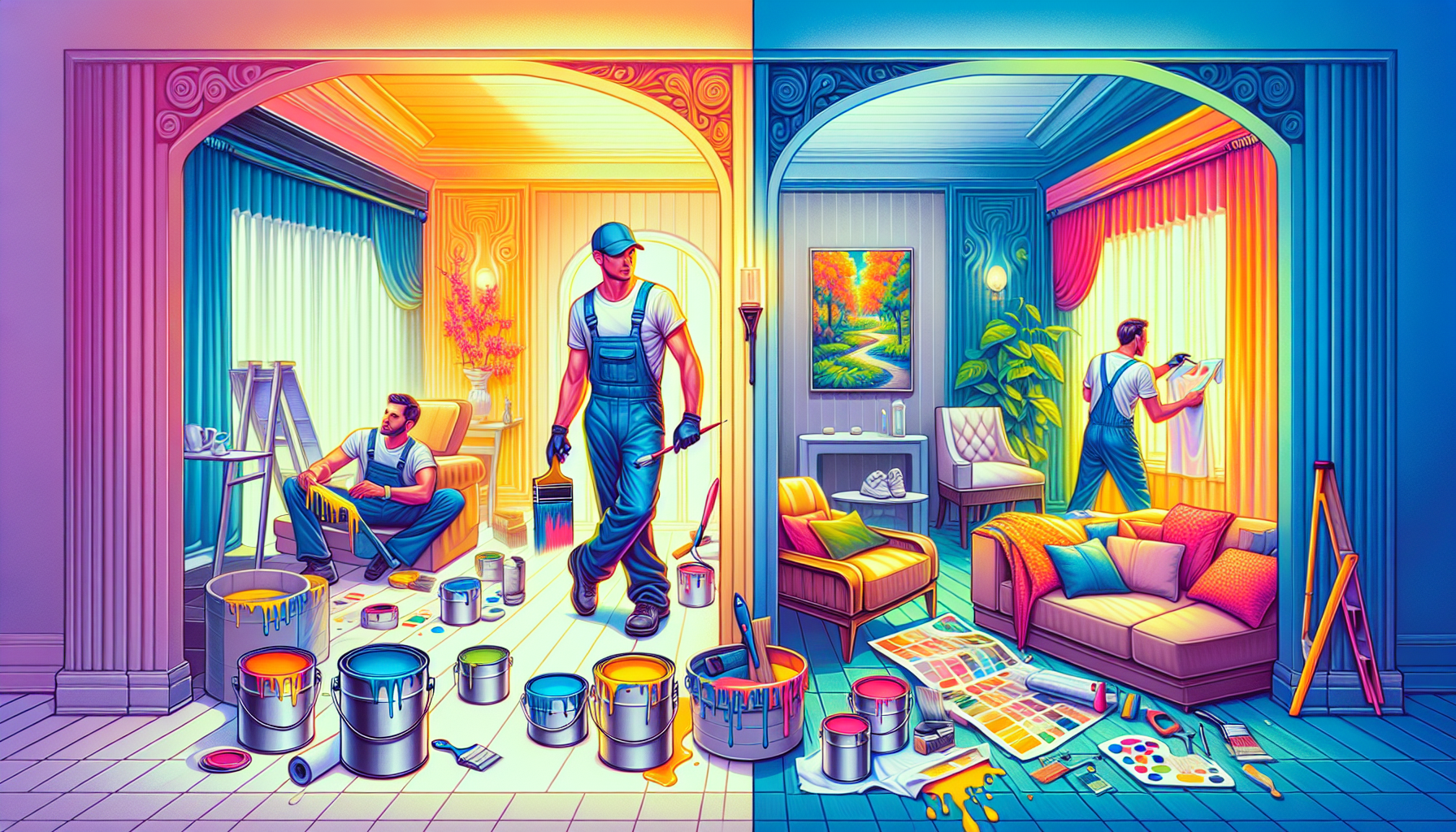 whats the difference between a painter and a decorator?